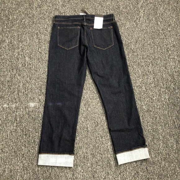 Banana Republic Blue Jeans Womens 30 Mid Rise Straight Girlfriend Premium Denim - Picture 7 of 8